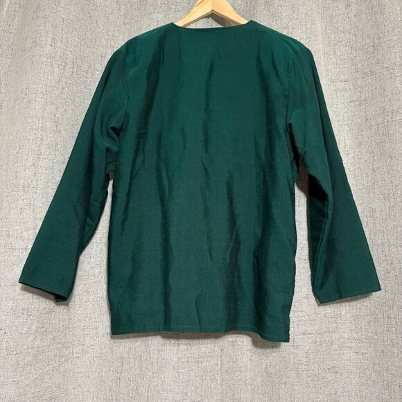 Artesanias De Colores Jacket Women Medium Aztec Tapestry Woven Western Bohemian - Picture 2 of 8